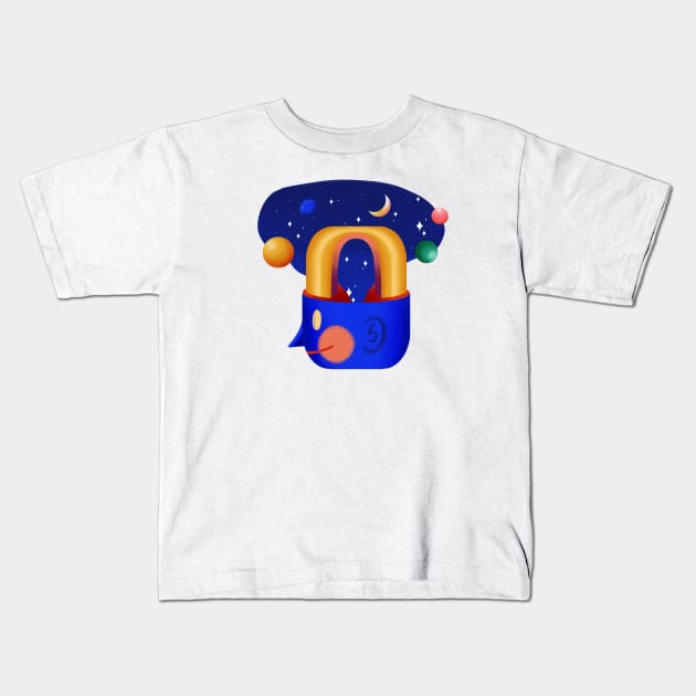 Open minded Kids T-Shirt by Lethy studio